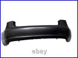 Rear Bumper Cover without Sensor Holes For Tesla Model 3 2022-2023 -Black Primer