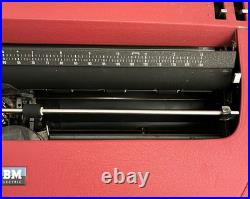 Red Vintage IBM Selectric Typewriter Model 72 & Accessories FOR PARTS/ REPAIR
