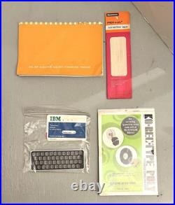 Red Vintage IBM Selectric Typewriter Model 72 & Accessories FOR PARTS/ REPAIR