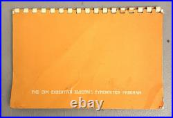 Red Vintage IBM Selectric Typewriter Model 72 & Accessories FOR PARTS/ REPAIR