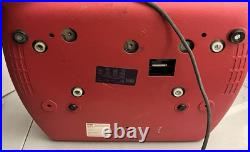 Red Vintage IBM Selectric Typewriter Model 72 & Accessories FOR PARTS/ REPAIR