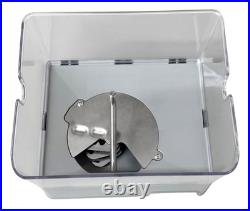 Refrigerator Gray Ice Bucket fits Whirlpool, AP6261429, PS12114487, W11129522