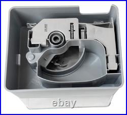 Refrigerator Gray Ice Bucket fits Whirlpool, AP6261429, PS12114487, W11129522
