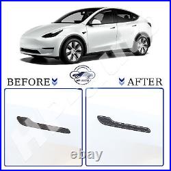 Retrofit Body Parts Kit For 20-22 Tesla Model Y Accessories Carbon Fiber Color