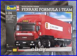 Revell 124 Ferrari F1 Team Truck & Racing Trailer Model Kit 07561 Sealed Parts
