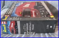 Revell 124 Ferrari F1 Team Truck & Racing Trailer Model Kit 07561 Sealed Parts
