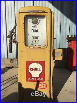 SHELL OIL CO MODEL 39 TOKHEIM GAS PUMP All Original Parts