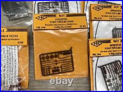 SN3 Model Train Parts Lot PBL Thielsen Trucks Wheelset Archbar Switch stands Kit