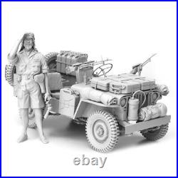 SOL Model 1/16 WWII British Spacial Air Service Jeep Resin Kit