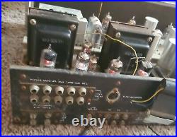 Sansui Stereo Receiver Model 500A (tube reciever) Powers On Sold as Parts Only