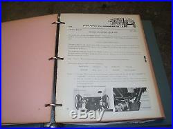 Satoh Tractor Model 650G Parts Book Repair Manual / Service Bulletins