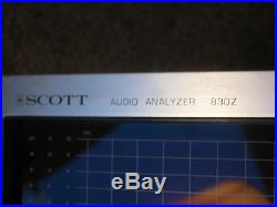 Scott Audio Analyzer Model 830Z (FOR PARTS OR POSSIBLE REPAIR)