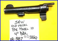 Smith & Wesson 38 SP. PRE MODEL 10 GUN PARTS LOT DIAMOND GRIPS ITEM # 18-397