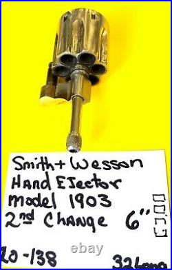 Smith Wesson Hand Ejector Model 1903 32 Long Nickel Parts Lot Item #20-138