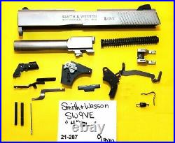 Smith Wesson Model Sw 9 Ve In 9 MM 4 Barrel Plus Gun Parts Lot Item # 21-287