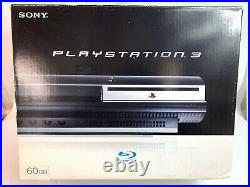 Sony PlayStation 3 Console CECHA00 60GB First Model Box PS1 2 3 For Parts JAPAN