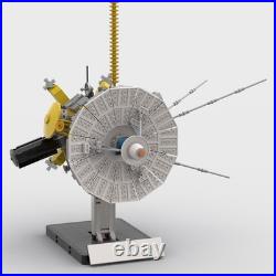 Space Cassini Huygens Probe Model with Base 2096 Parts Building Blocks Set