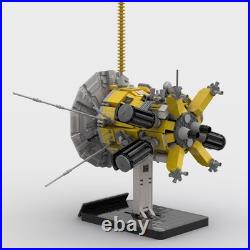 Space Cassini Huygens Probe Model with Base 2096 Parts Building Blocks Set