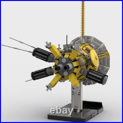 Space Cassini Huygens Probe Model with Base 2096 Parts Building Blocks Set