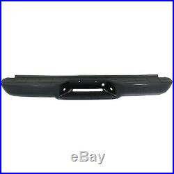 Step Bumper 95-99 Chevy Tahoe 92-99 K1500 Suburban Black withpads Fleet Styleside