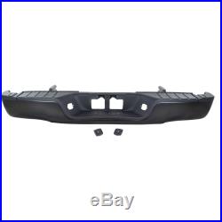 Step Bumper For 2007-13 Toyota Tundra Assembly With Rock Warrior Pkg Black Rear