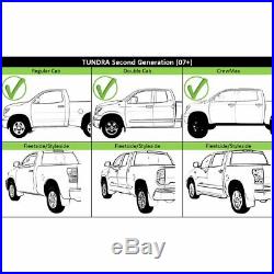 Step Bumper For 2007-2013 Toyota Tundra Fleetside Steel Chrome Rear