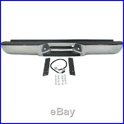 Step Bumper For 88-98 Chevrolet C1500 Chrome Steel Fleetside