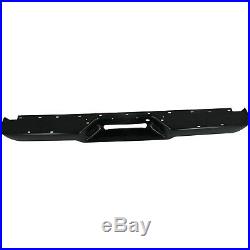Step Bumper For 88-99 Chevrolet K1500 C1500 Black Steel
