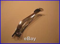 Street Rat Rod Chrome Spoon Gas Throttle Pedal With Bonus 24 Braided Cable