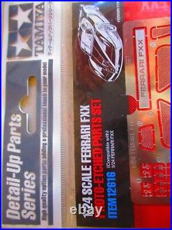 TAMIYA 24292 Ferrari FXX Model Kit with Detail Up Parts Upgrade ADDED 124