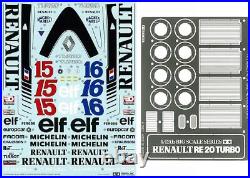 TAMIYA Big Scale 33 1/12 RENAUT RE-20 Turbo with Photo-Etched Parts Model Kit