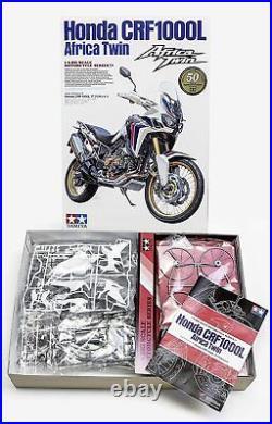 TAMIYA Scale model 1/6 Honda CRF1000L Africa Twin & Detail up parts set 12674