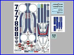 TAMIYA TAM12042Martini Brabham BT44B 1975 with Etched Parts 1/12 Model Kit F/S