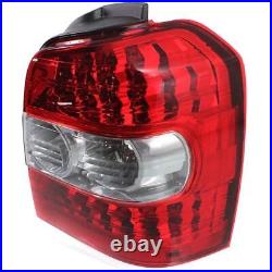 Tail Light for 2006-2007 Toyota Highlander Right Hybrid Model Red/Clear Lens