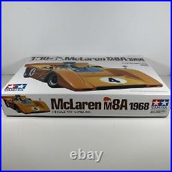 Tamiya 118 Scale No. 8 Mclaren M8A 1968 Plastic Model Kit Open Box Sealed Parts