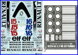 Tamiya 1/12 Big Scale Series No. 33 Renault RE-20 Turbo withEtched Parts