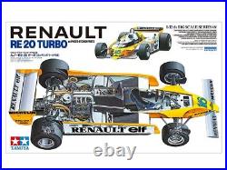 Tamiya 1/12 Renault RE-20 Turbo Racing Car Model Kit, with PE Parts