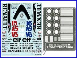 Tamiya 1/12 Renault RE-20 Turbo Racing Car Model Kit, with PE Parts