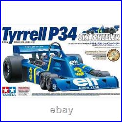 Tamiya 1/12 Tyrrell P34 Six-Wheeler Plastic Model Kit withPhoto-Etched Parts
