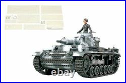 Tamiya 25159 German Panzerkampfwagen III withABER PE Parts/Gun Barrel 1/35 Kit
