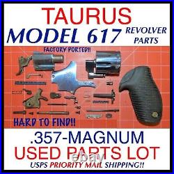 Taurus Model 617.357 Used Parts Lot Ported 357 Parts As Listed (rare!)