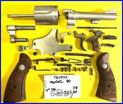 Taurus Model 80 In 38 Sp 4 Stainless Gun Parts Lot Nice Condition # 20-425