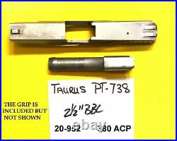 Taurus Model PT738, PT 738 TCP 380 STAINLESS STEEL GUN PARTS LOT ITEM # 20-952