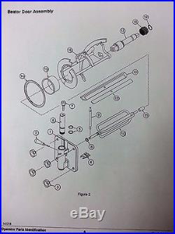 Taylor Model 432 Beater Door Assembly Parts Complete Set
