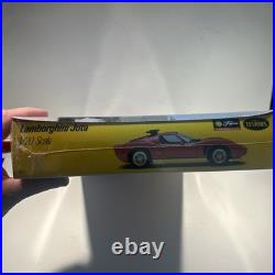 Testors Lamborghini Jota 120 Plastic Unassembled Kit Molded in Color NOS c47