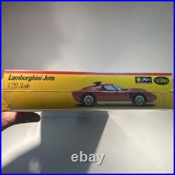 Testors Lamborghini Jota 120 Plastic Unassembled Kit Molded in Color NOS c47