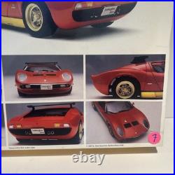 Testors Lamborghini Jota 120 Plastic Unassembled Kit Molded in Color NOS c47