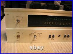 The Fisher Model 400 vintage Stereo Tube Receiver As Is for Parts
