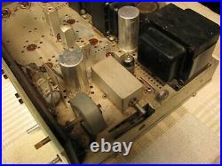 The Fisher Model 400 vintage Stereo Tube Receiver As Is for Parts