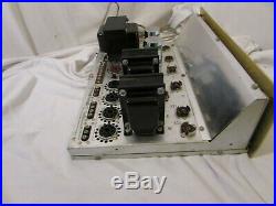 The Fisher Model X-101-B Tube Amp Stereo Master Control Amplifier for parts Read